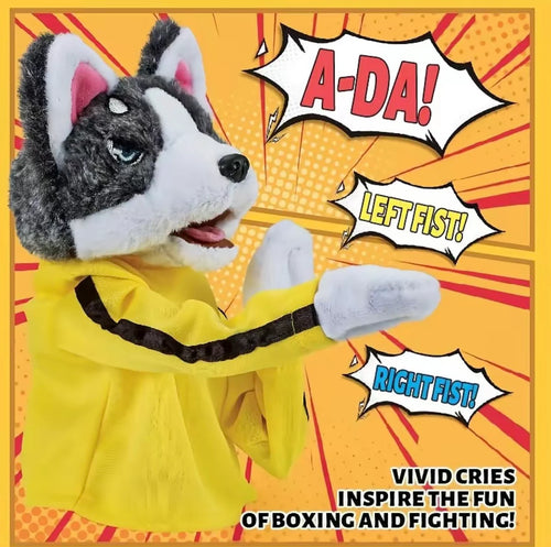 PAW SMACK™ Boxing Dog Puppet — Interactive Plush Toy